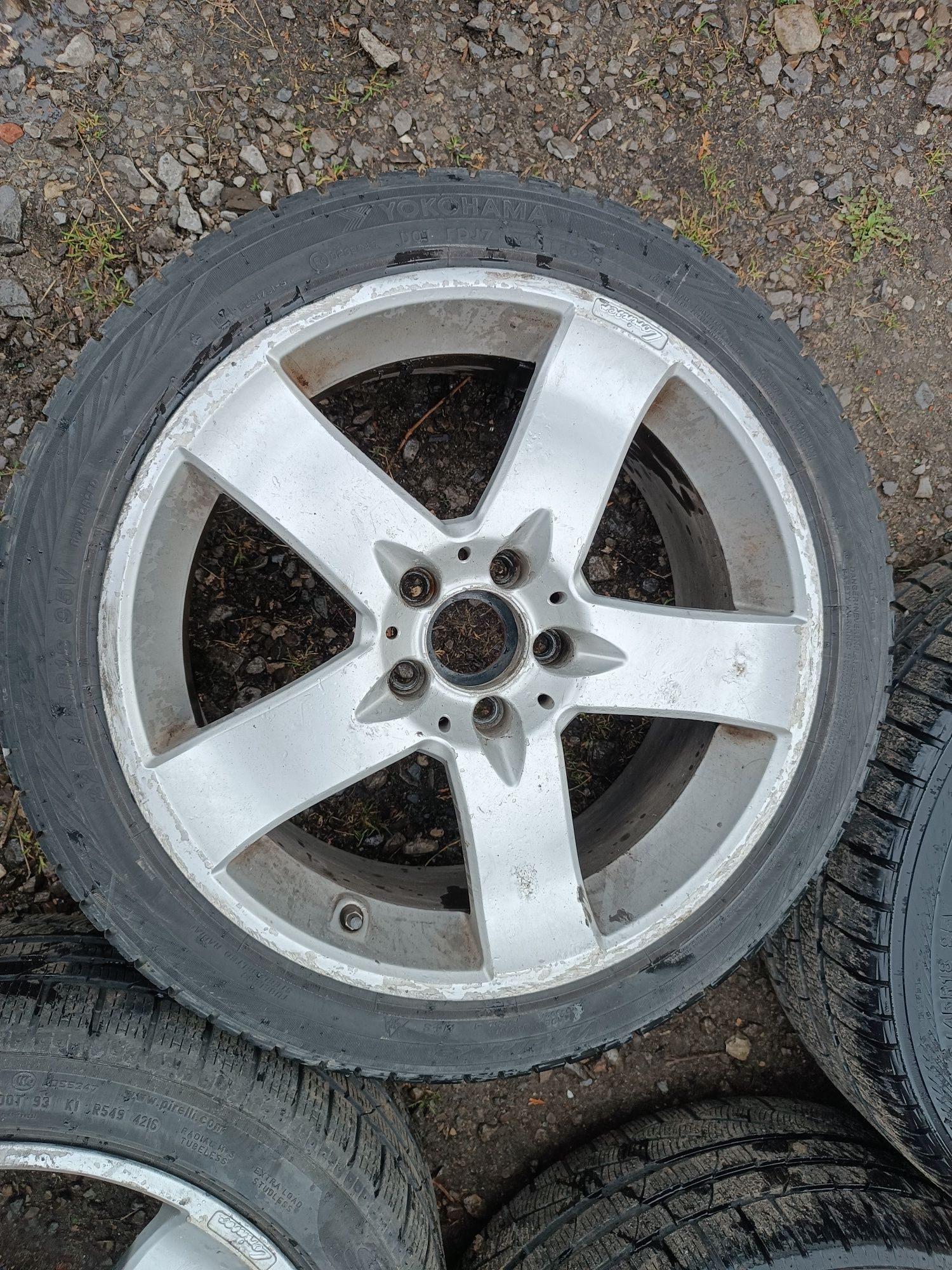 Koła alufelgi audi A6 C5 C6 a4 B7 5x112 VW et38 225/45 r18 opony m+s