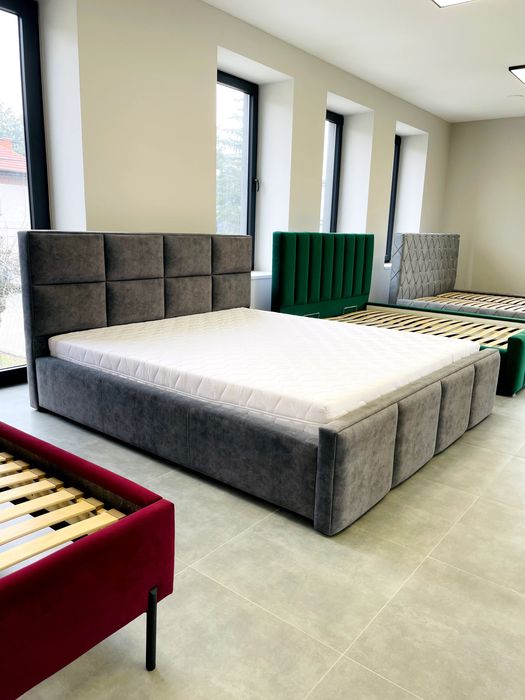 Łóżko tapicerowane kafelki panele producent