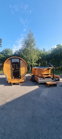 Zestaw Mobilna Sauna + Mobilna Balia Producent 2024r. Leasing Dotacja