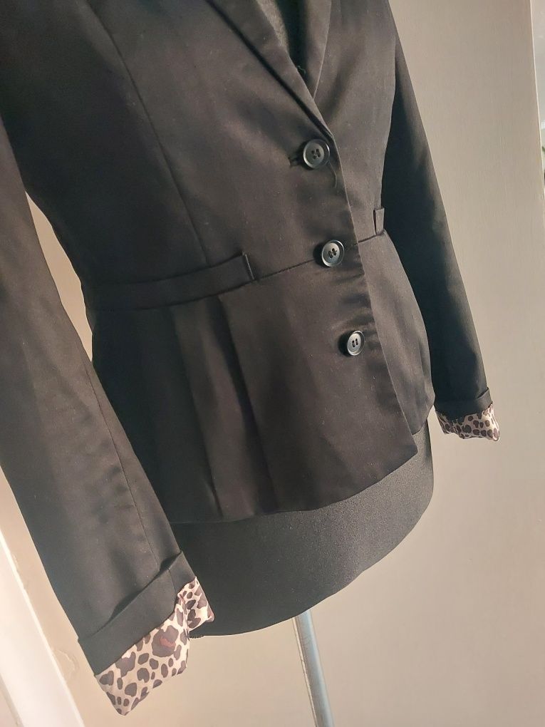 Nowa marynarka żakiet H&M 40 L czarna panterka