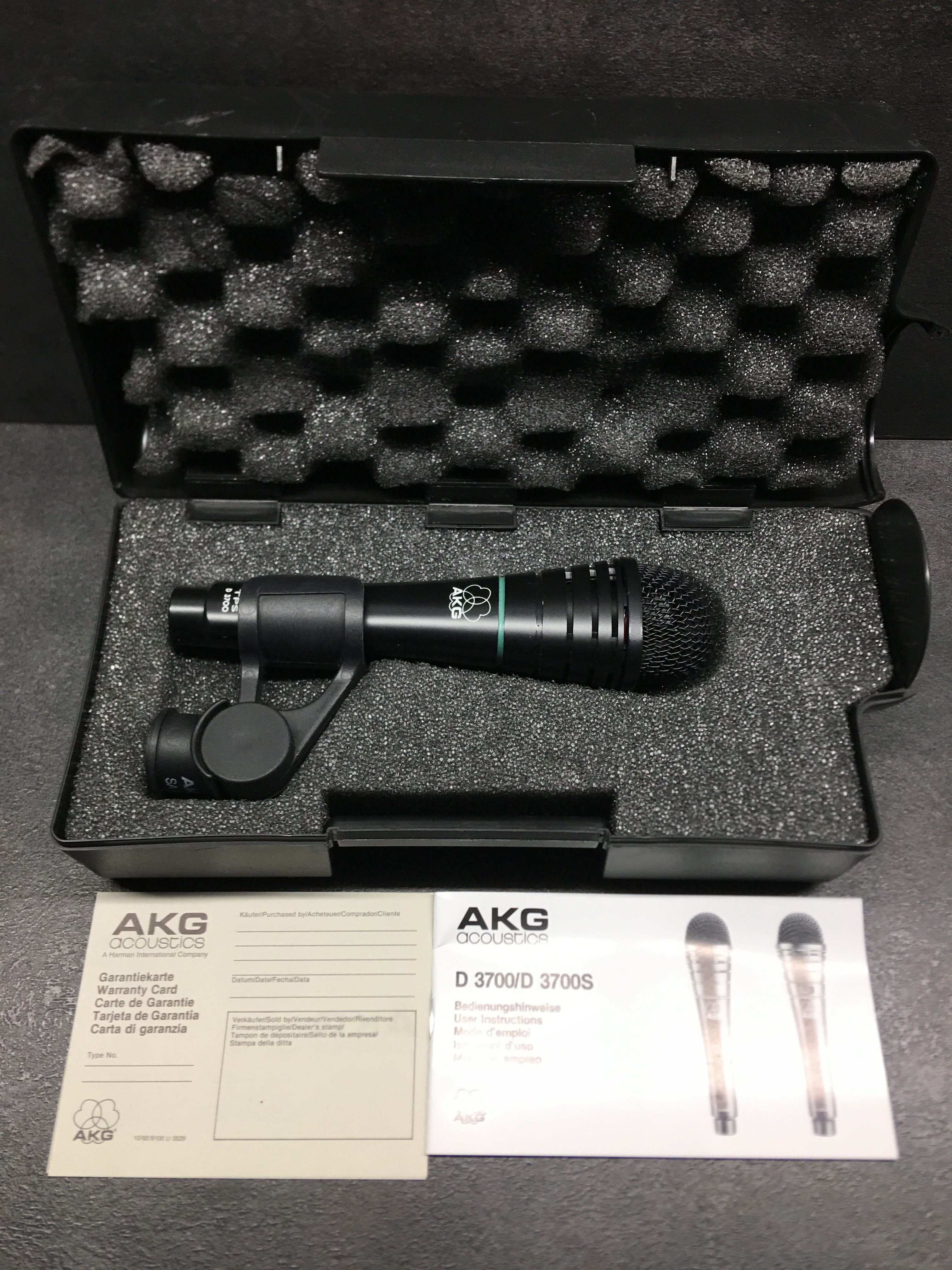 2 x Mikrofon dynamiczny AKG D3700 Made in Austria Polecam!