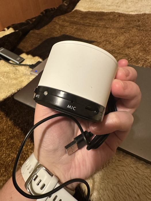 Nowy Przenośny Głośnik Bluetooth 3W z Radiem FM i MP3
