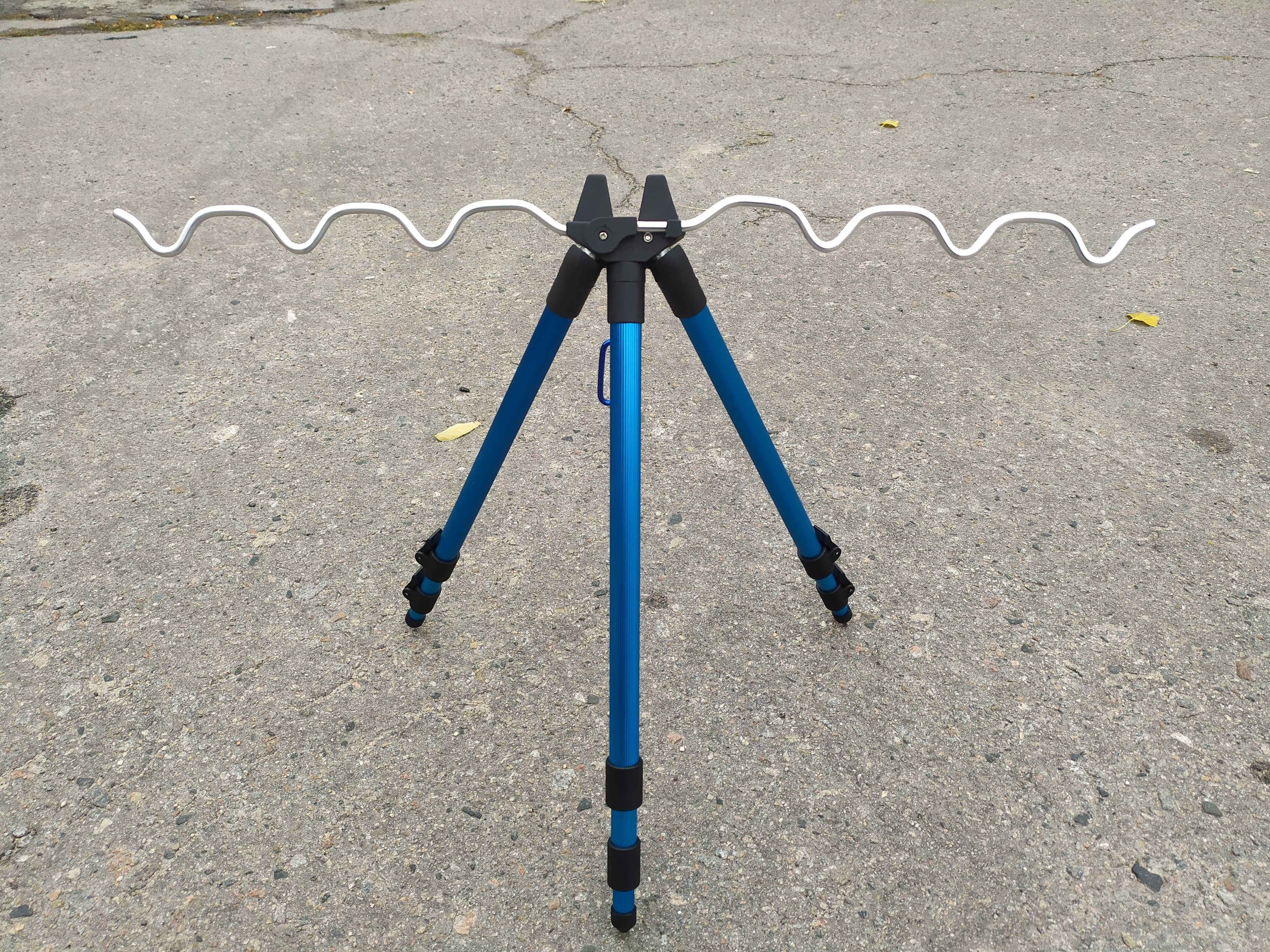 Фидерная телескопическая подставка стойка тренога для удилищ 1.2м