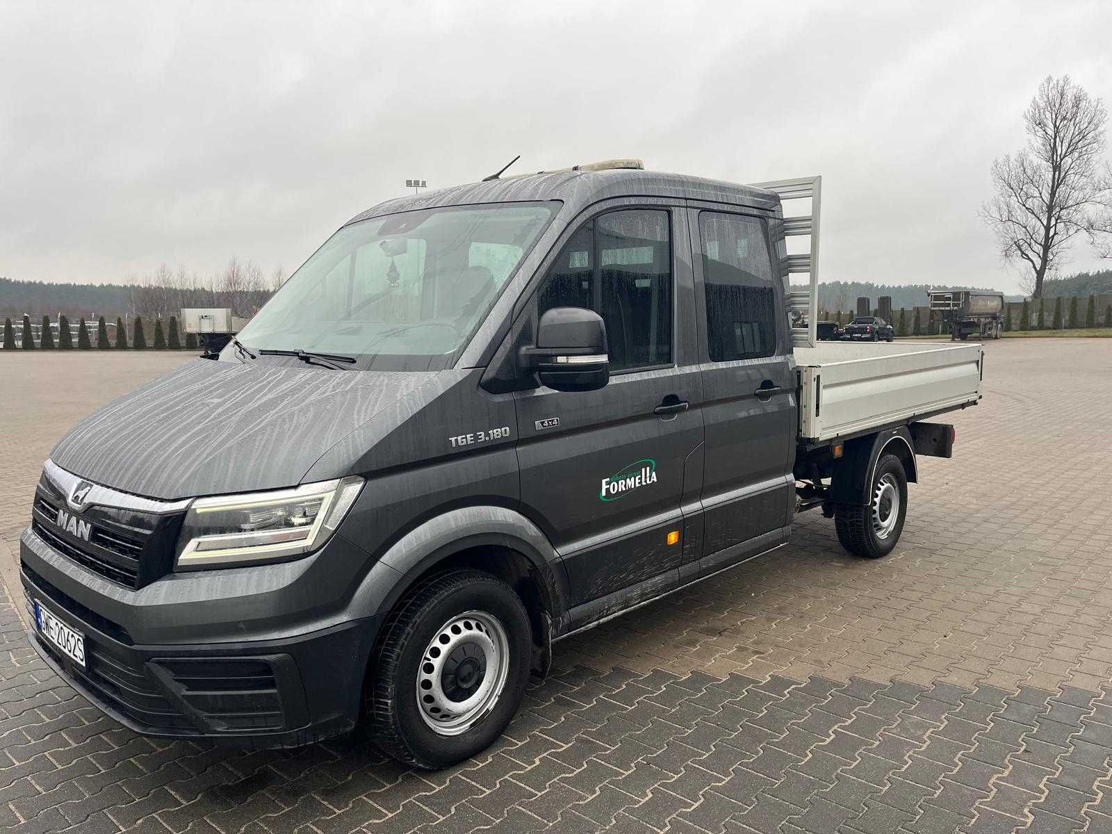 MAN TGE 3.180 EURO 6, 4X4