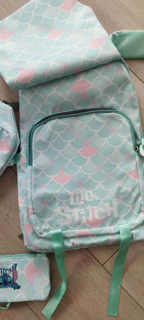 Duży zestaw Stich plecak