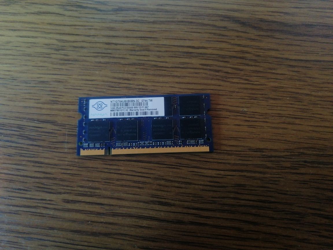 DDR2 1GB для ноутбука