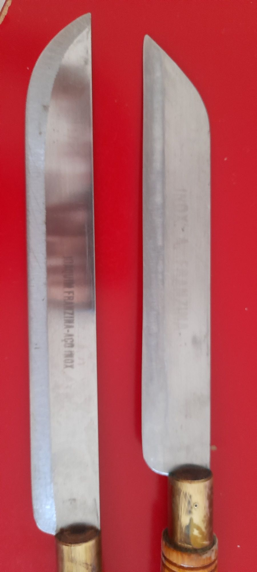 Conjunto facas grandes em aço inox