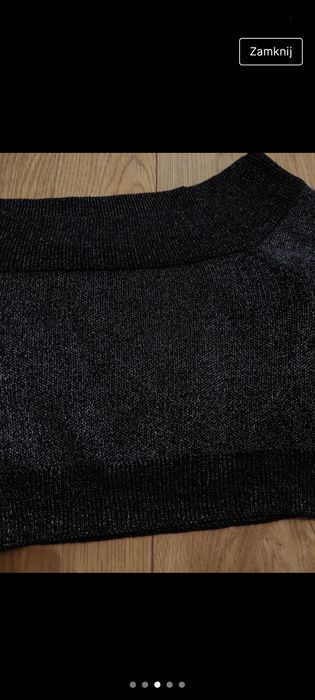 czarny sweterek, bluzka