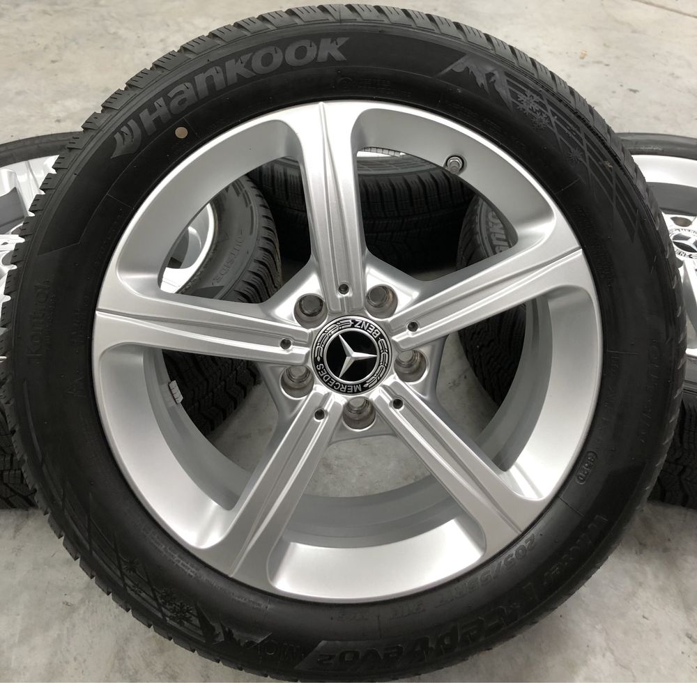 Kola Zimowe 17 Mercedes A W177 B CLA Klasa 205/55/R17 Oryginalne 5x112