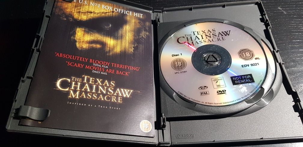 The Texas Chainsaw Masacre film dvd wersja angielska z napisami ang.