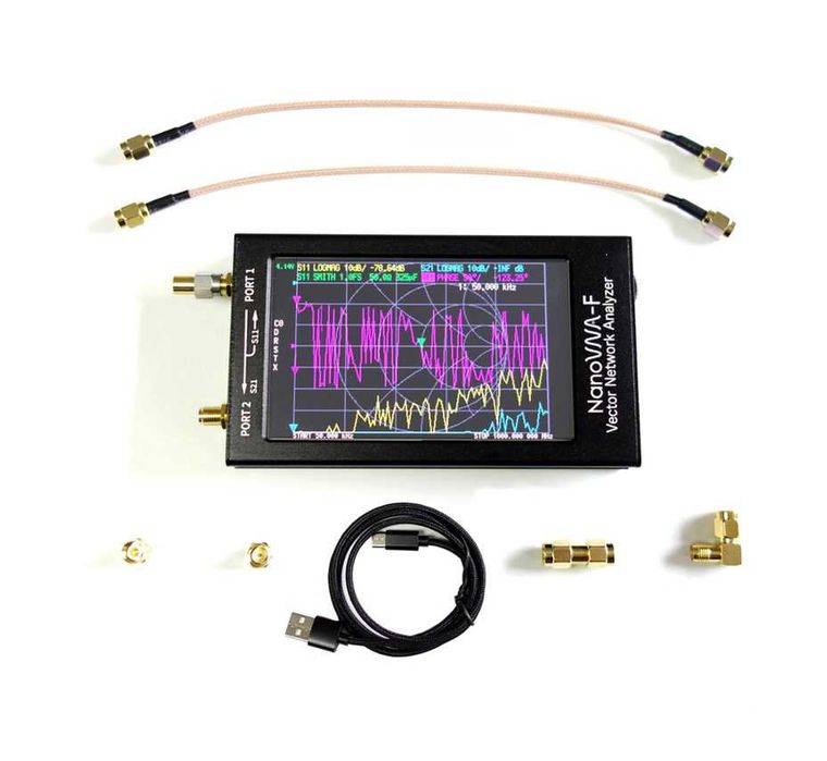 Векторный анализатор NanoVNA F 10кГц-2700Мгц АЧХ КСВ Nano VNA