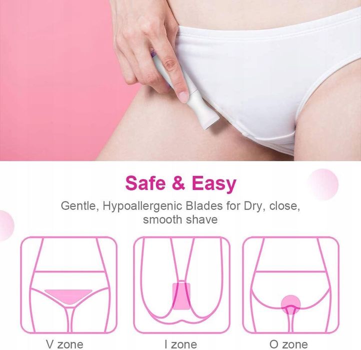 Trymer damski Funstant 3w1 do bikini