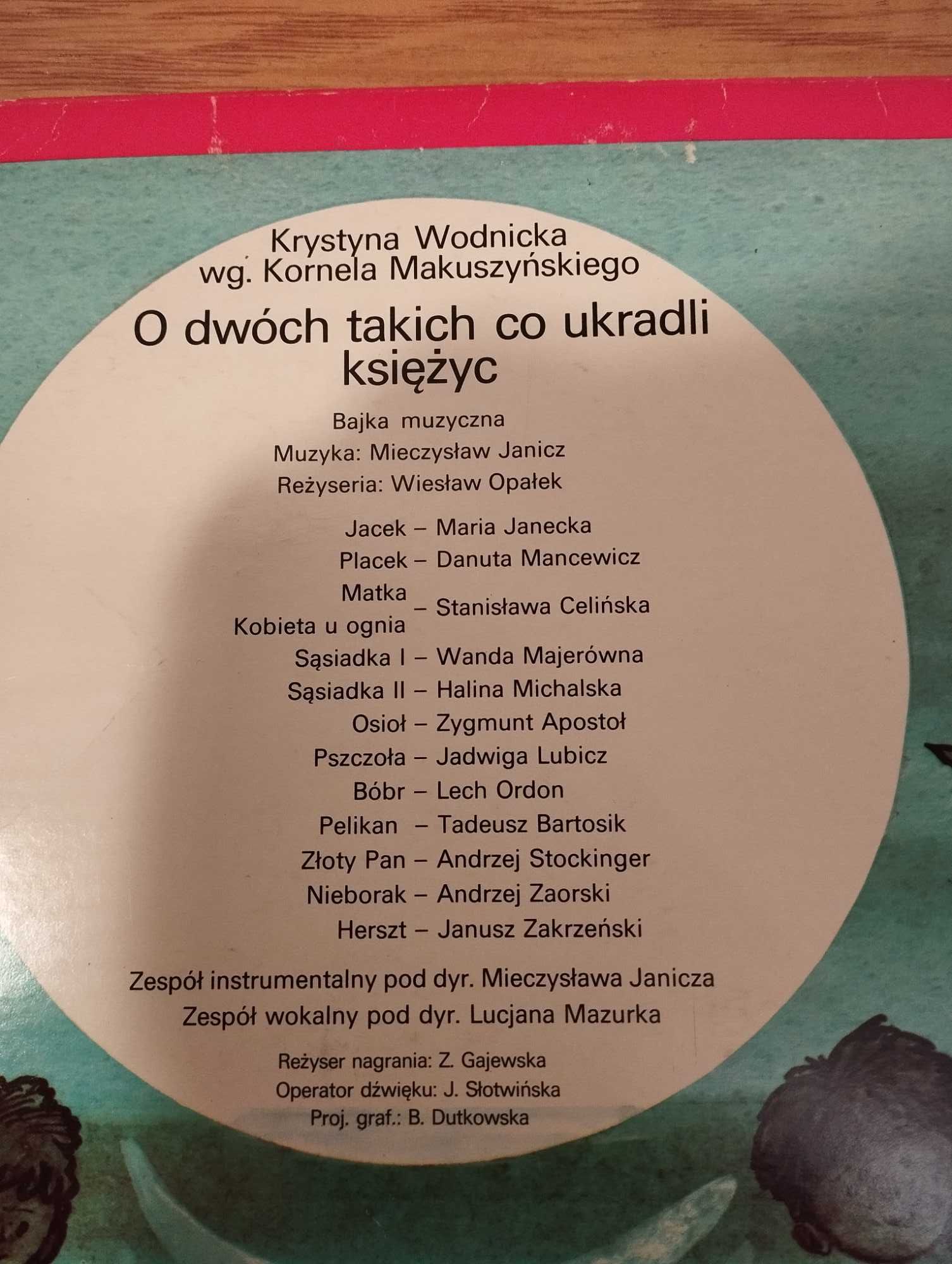 Winyl O dwóch takich co ukradli księżyc G (gratis nowa folia na płytę)