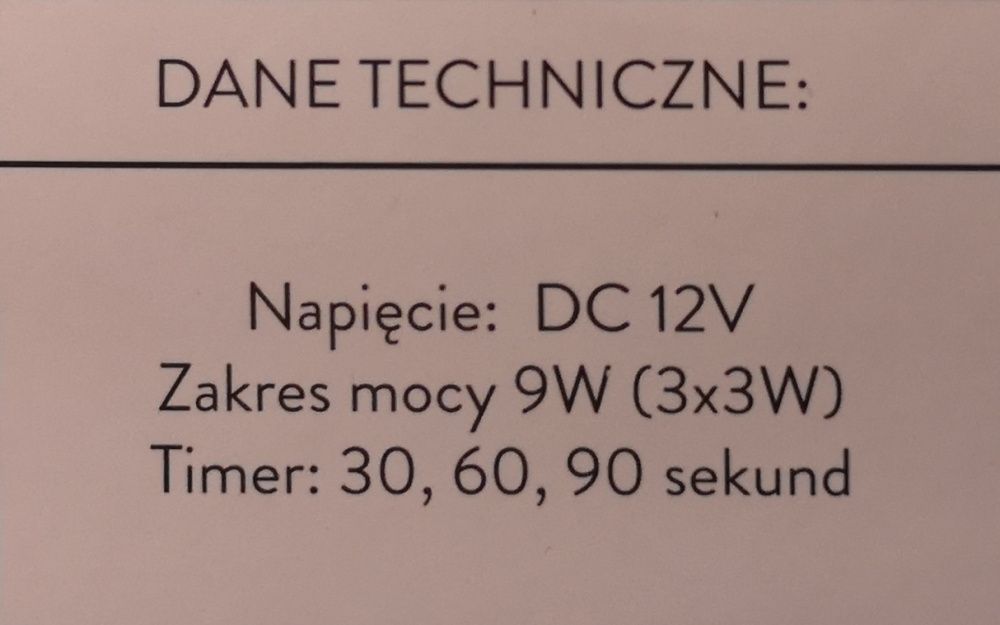 Lampa do paznokci Led słuchawka