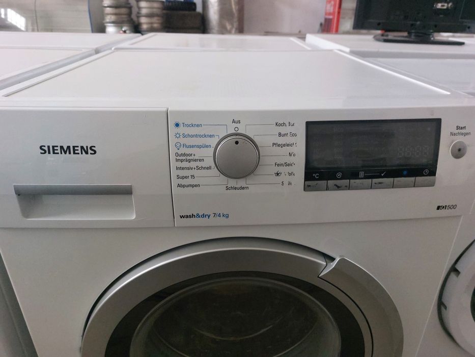 Пральна машина Siemens Q500 з сушкою 7-4кг. глибина 60 см