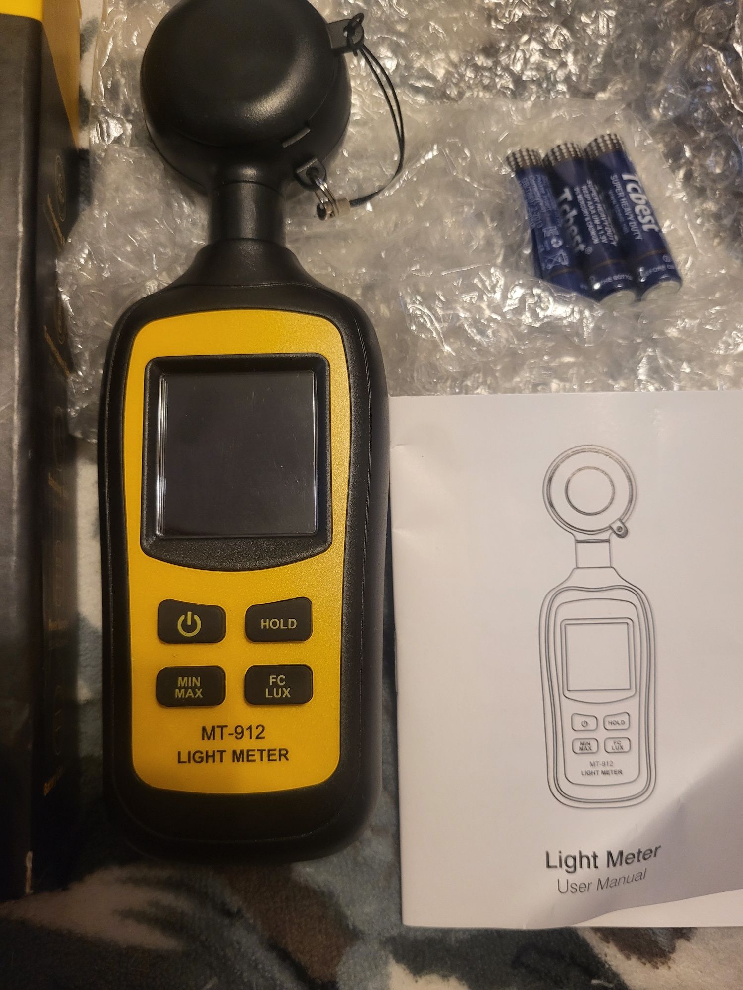 Luksomierz Cyfrowy Miernik Światła MT-912