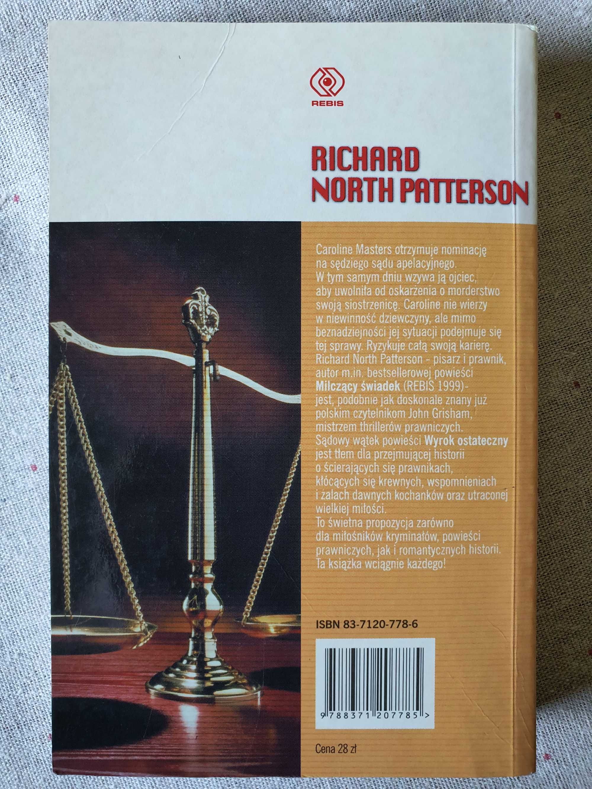 Wyrok ostateczny - Richard North Patterson