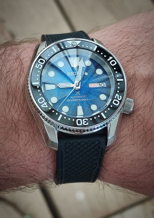 Seiko MM200 skx mod z tarczą SRPE39 Save the Ocean! Przepiękny!
