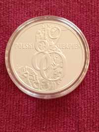 Moneta srebrna 10 zł Polski Sierpień 1980