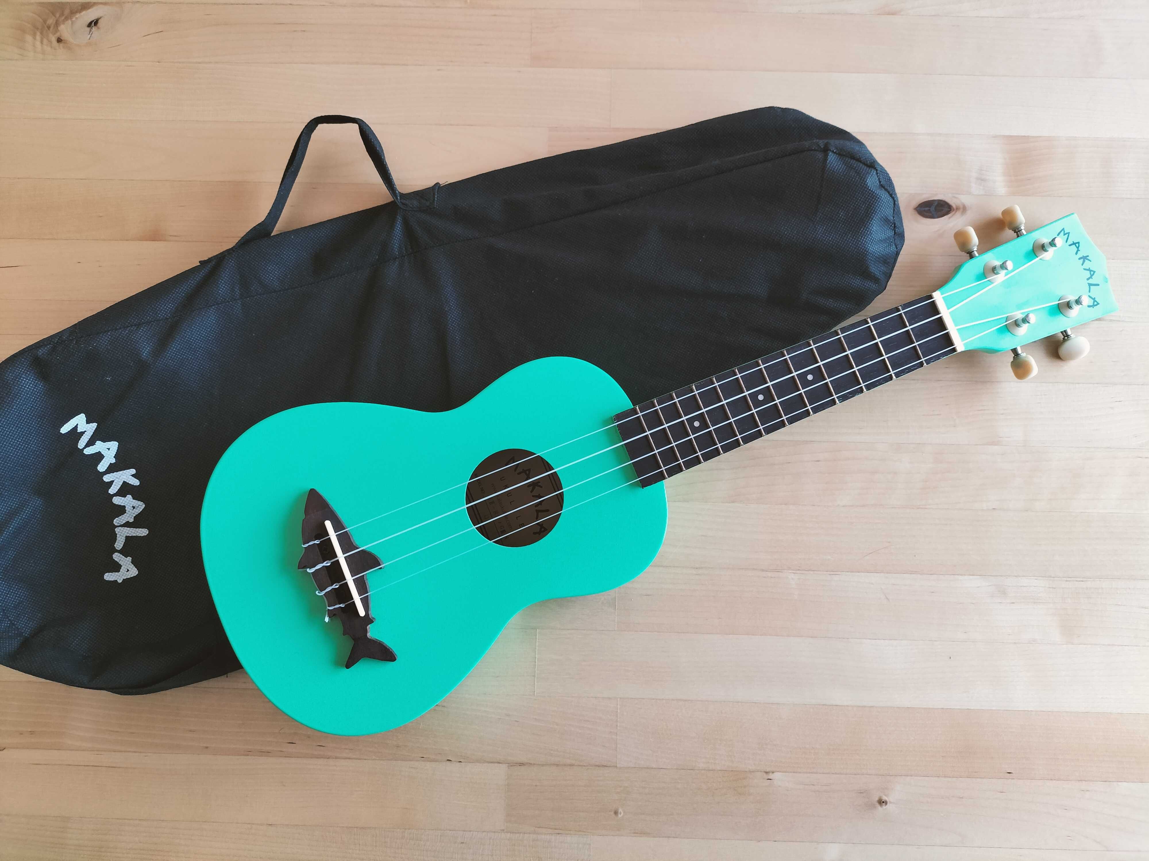 Ukulele Makala Shark - Surf Green Soprano (MK-SS/GRN)
