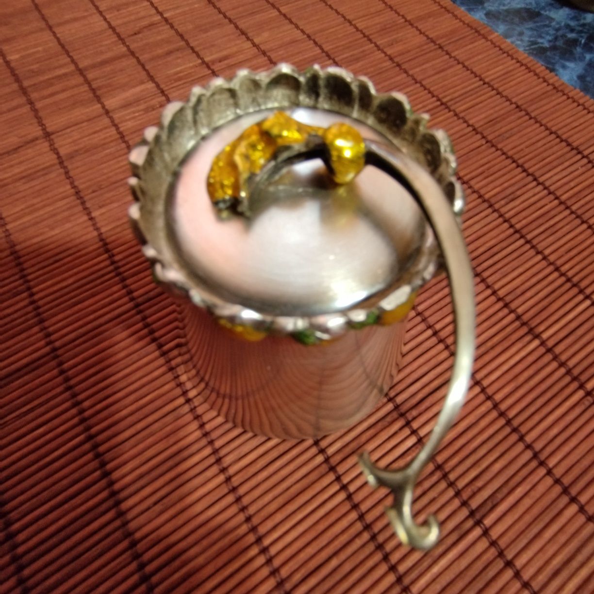 Серебряная чашечка Белочка детская 925 проба серебро