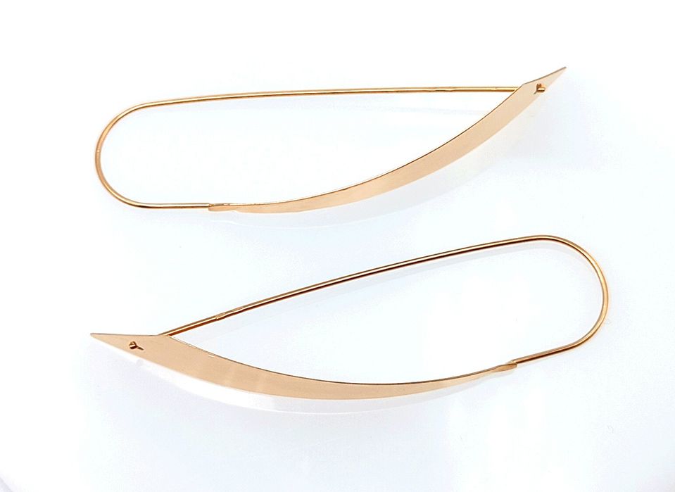 Золотые серьги 585