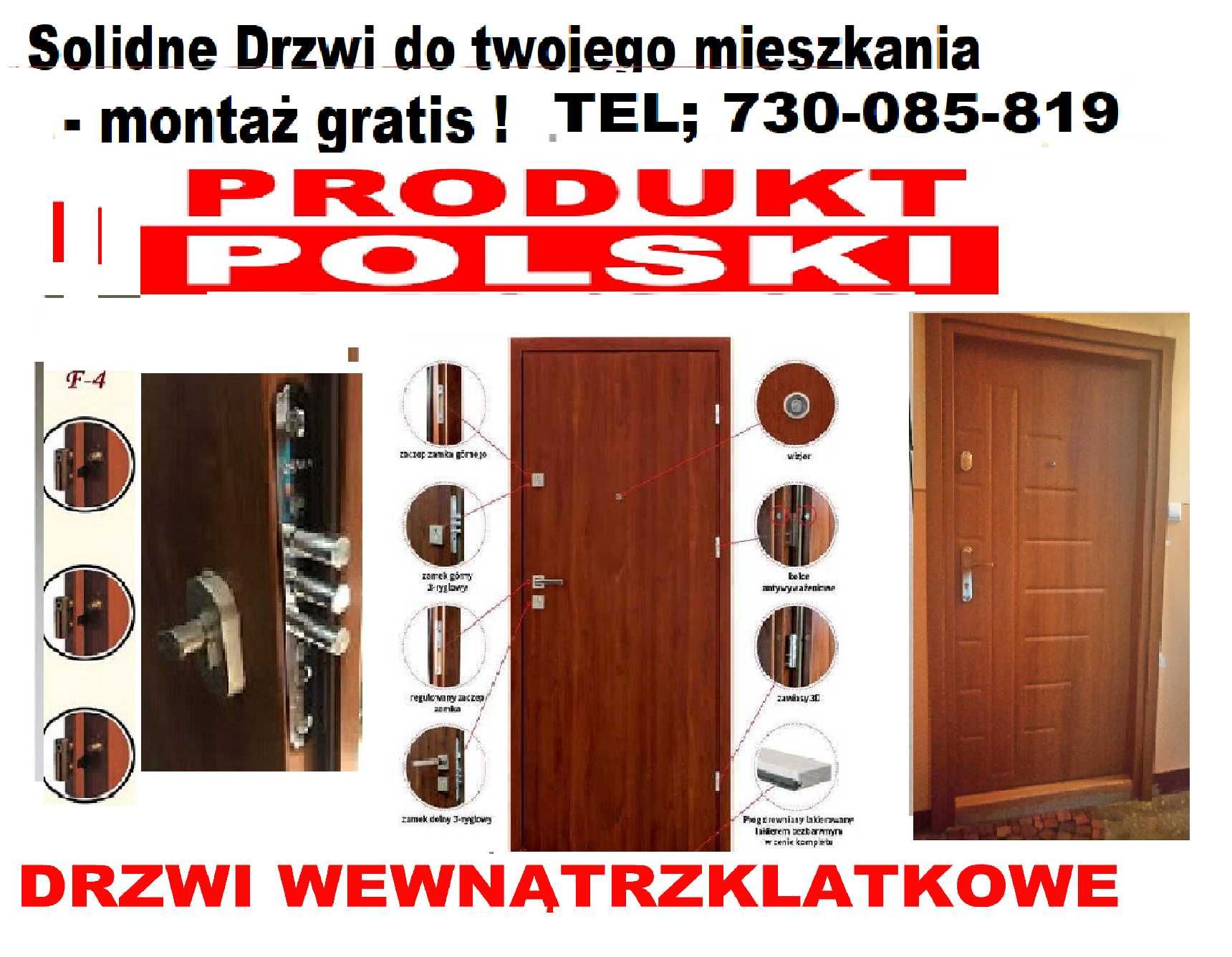 Drzwi WEJŚCIOWE zewnętrzne akustyczne z montażem do bloku i domu