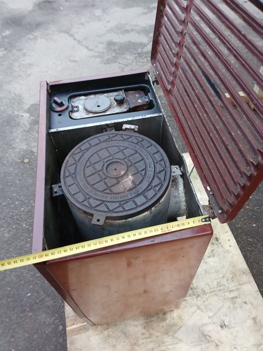 Печка буржуйка камин на дизельном топливе