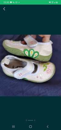 Buciki dzieciece sandałki kapcie na rzepy dla dziewczynki 20, 12 cm