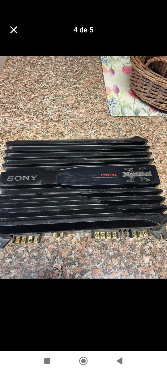 Vendo sbuffer amplificador e radio