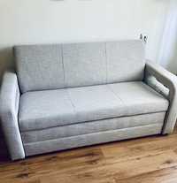 Sofa Rozkładana::Wygodna, elegancka Kanapa::Jasno Szara:: 166 cm szer.