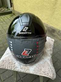 Kask motocyklowy Bogotto, czarny, nowy, rozmiar XL