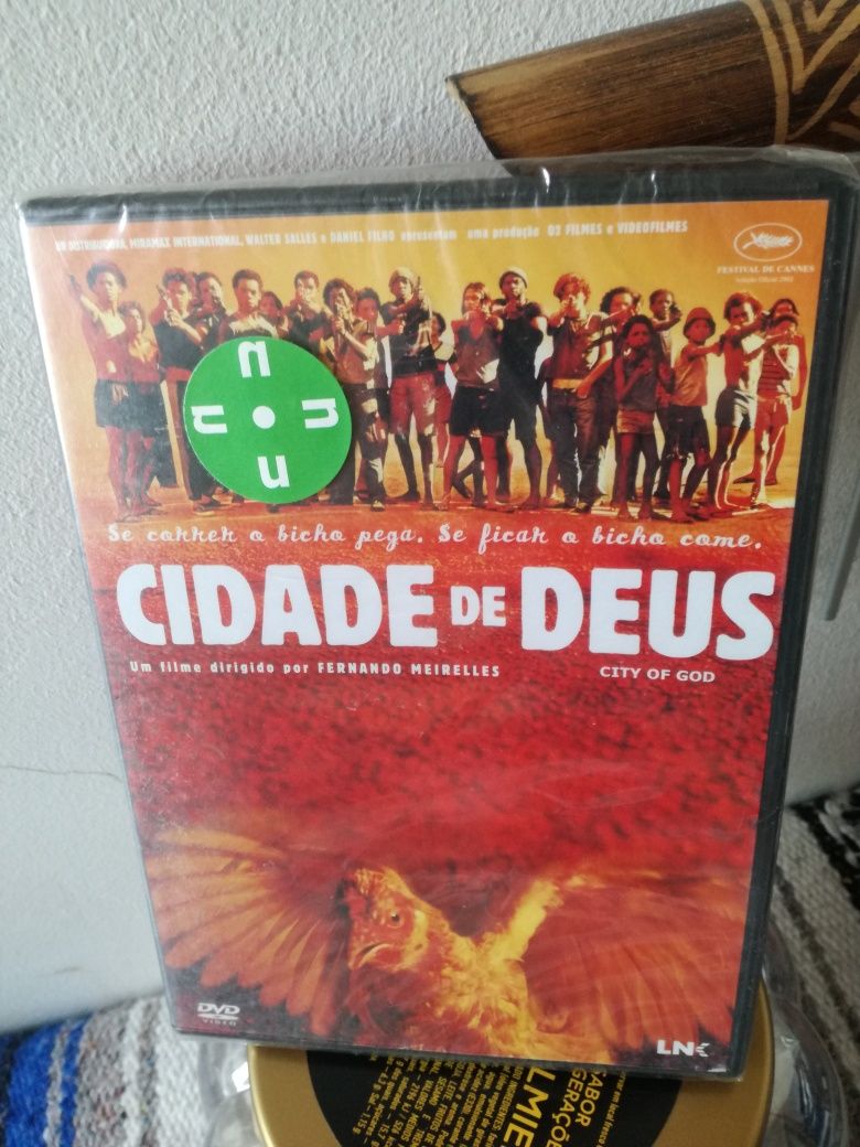 Dvds Cidade de Deus(selado+Mistérios de Lisboa (selado)
