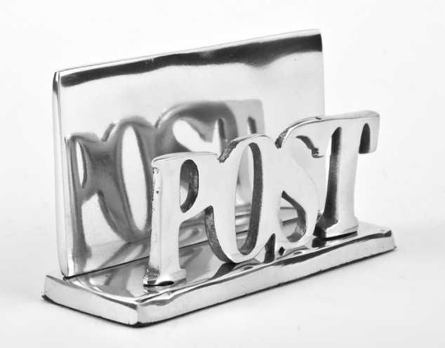 POST stylowy organizer na pocztę wykonany z metalu