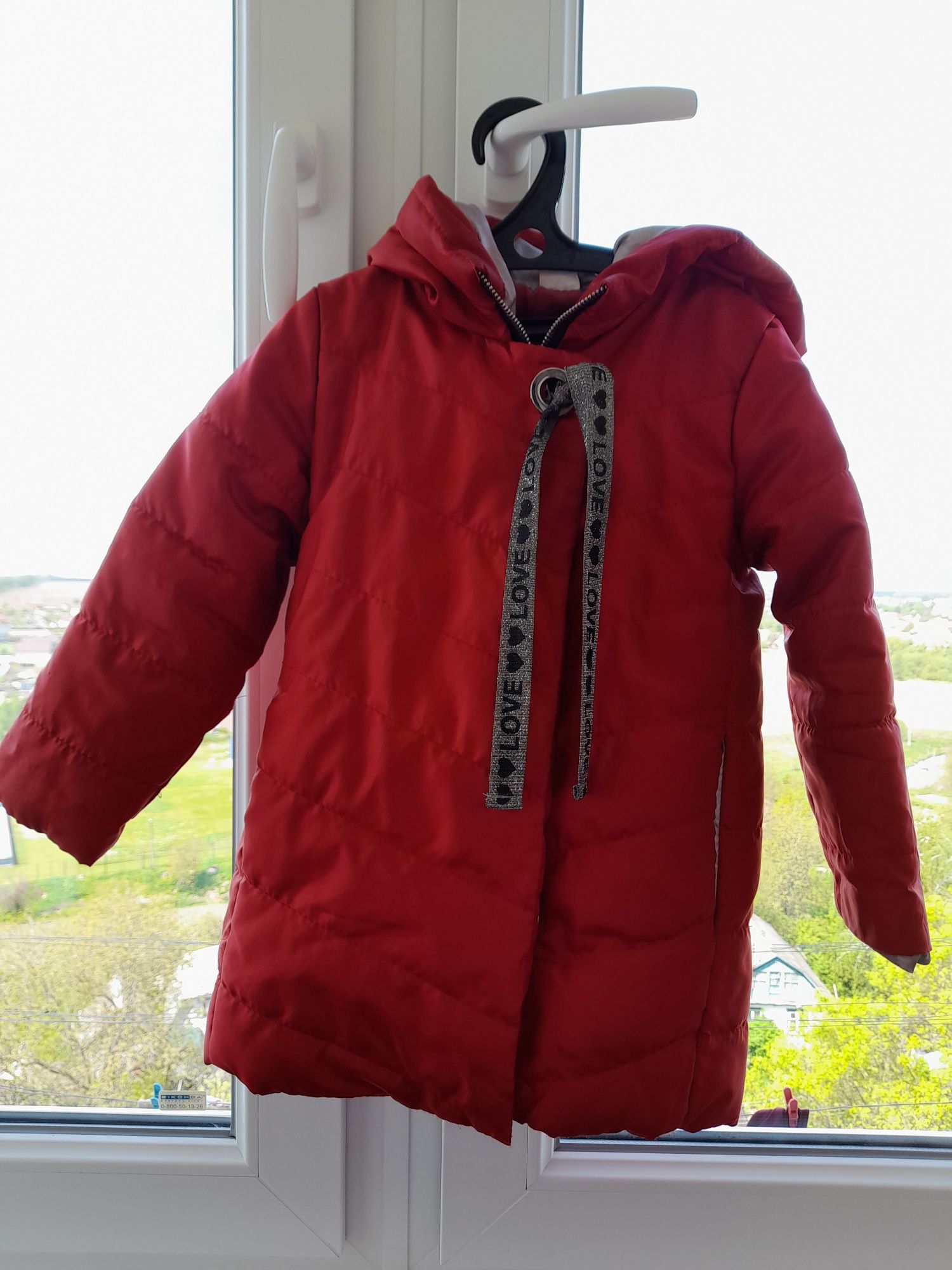 Курточка для дівчинки демі р98-104