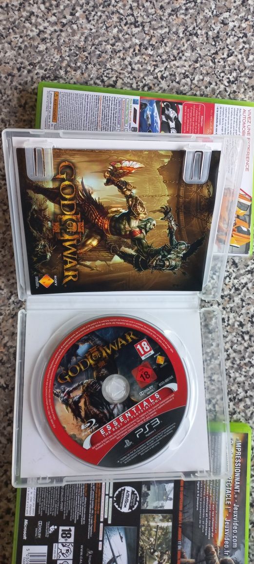 God of war 3/Call of duty world at war/Forza motorsport 4 Xbox 360/Ps3