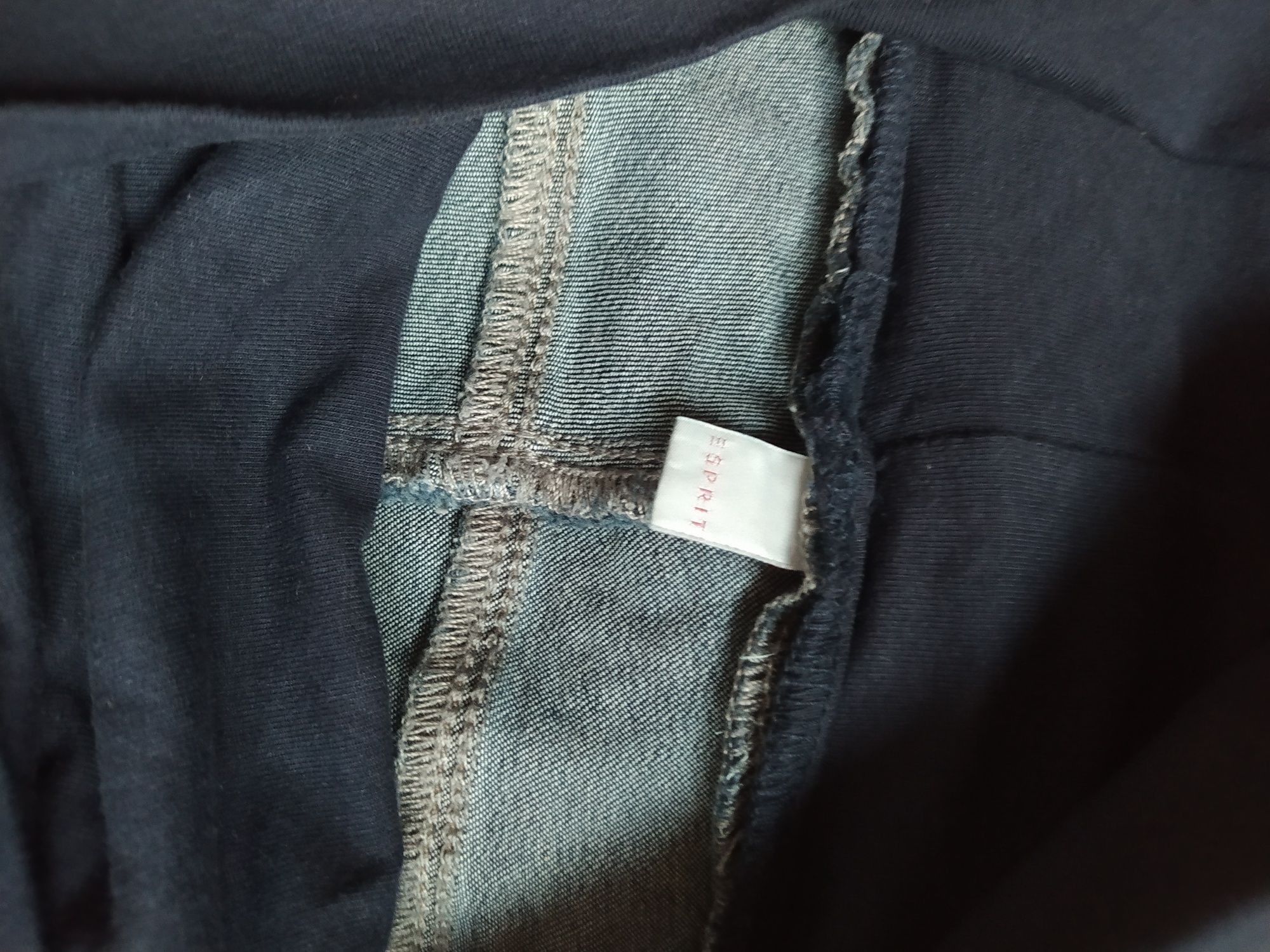 Spodnie jeansy ciążowe Esprit rozmiar 36 granatowe