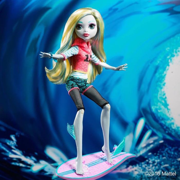 Лагуна Блю Surf- To-Turf Scooter Vehicle with Lagoona Blue Doll