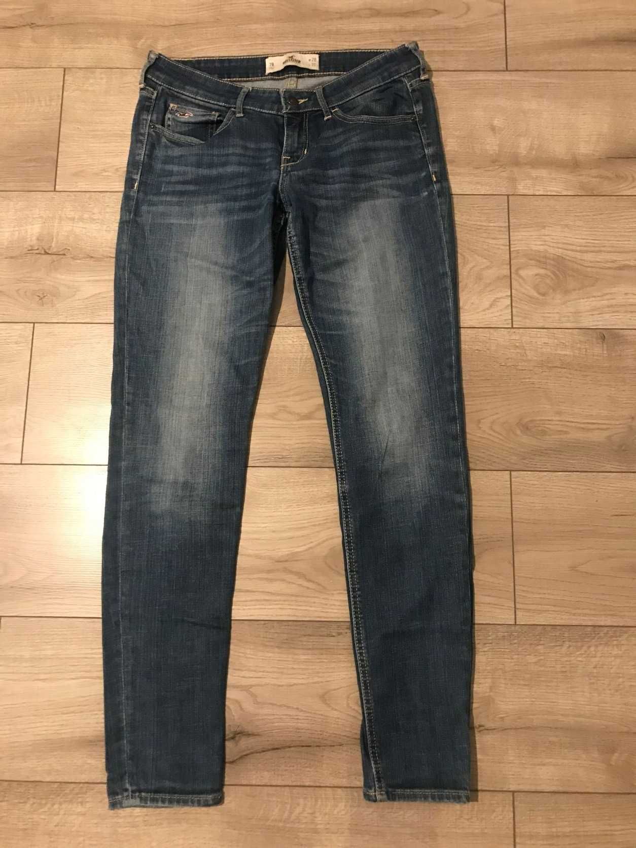 Spodnie jeansowe damskie Hollister rozm. W28 L31