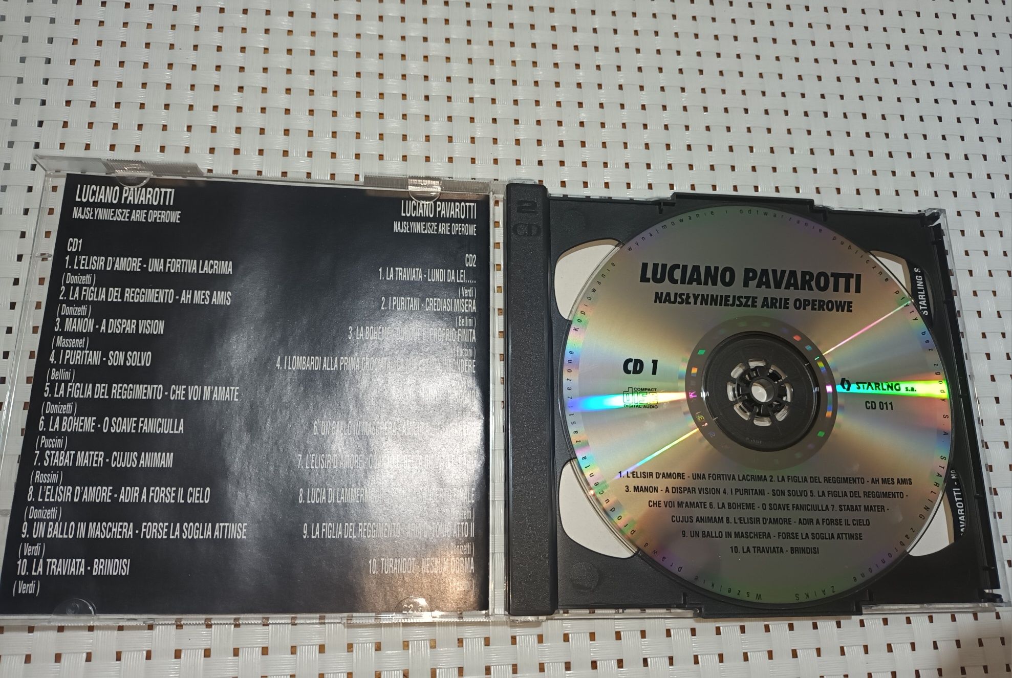 Luciano Pavarotti najsłynniejsze arie operowe  2 cd