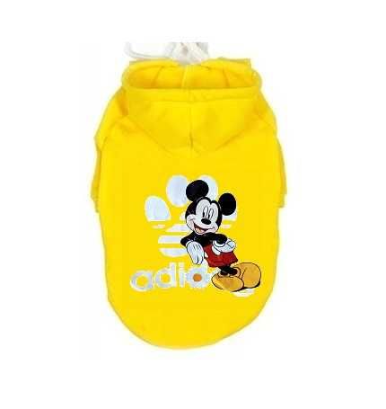 Bluza z kapturem dla psa ubranko Disney Adidog Mickey roz. L