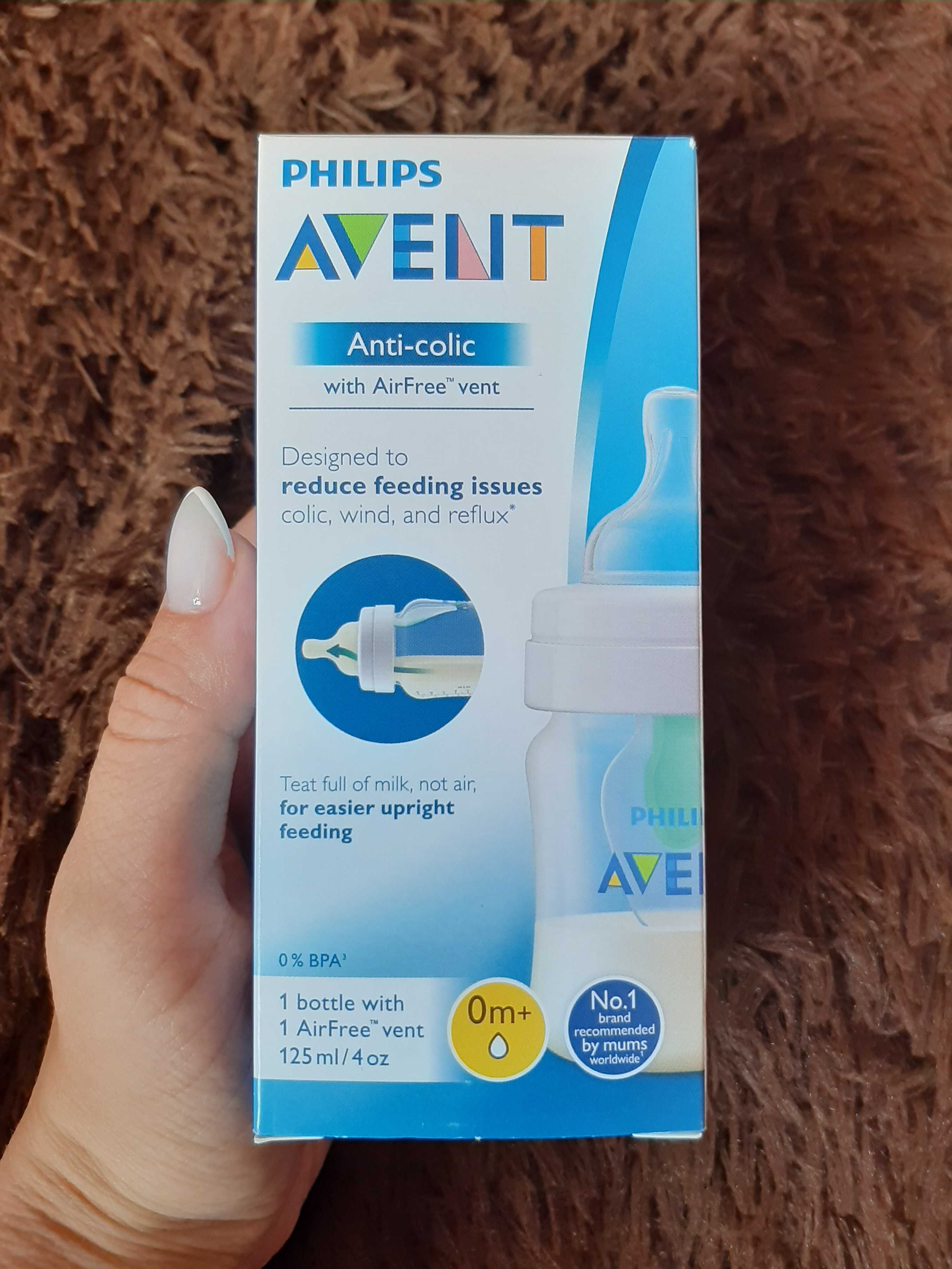 Дитяча бутилочка Avent Philips 0+