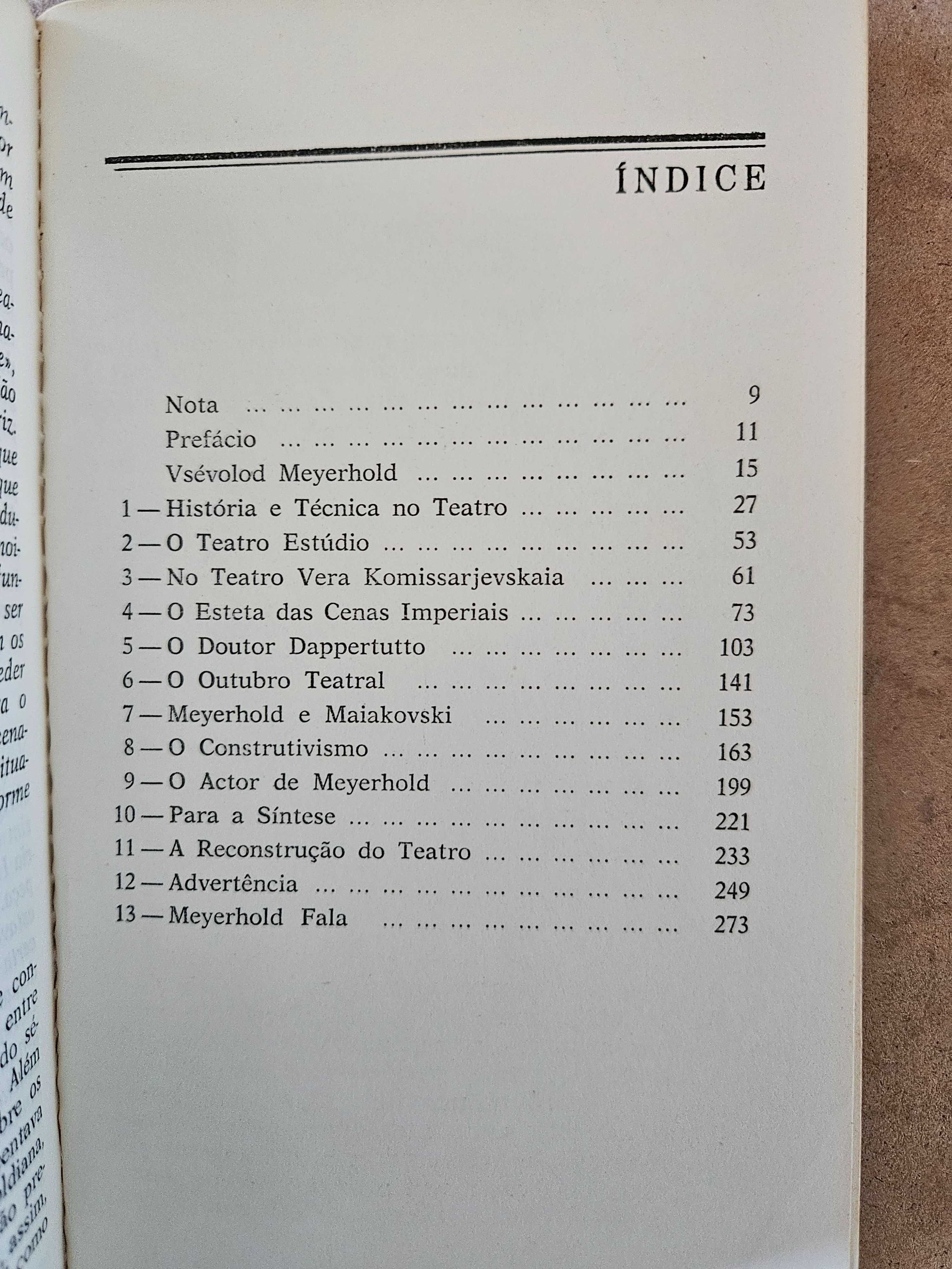 Livro O Teatro Teatral - Vzévolod Meyerhold