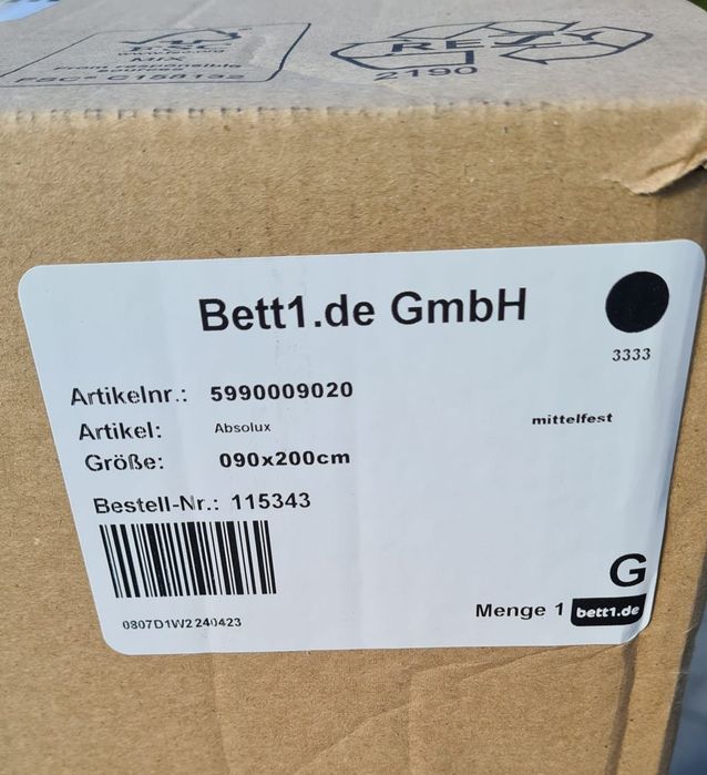 Materac bett 90x200