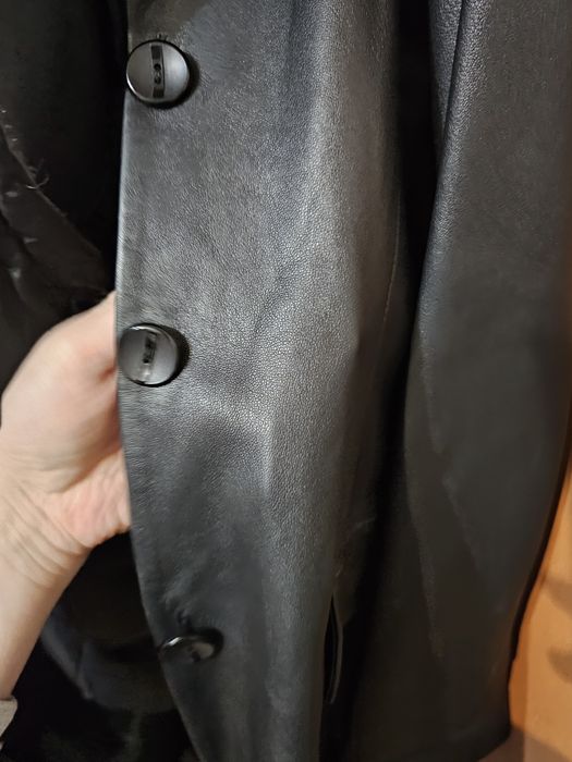 Трендовый кожаный пиджак бренд  Fani (Италия)