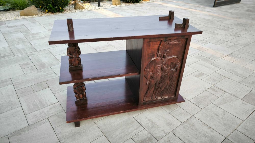 Meble rzeźbione góralskie, folkowe