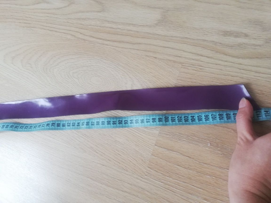 Fioletowy pasek długość 113 cm