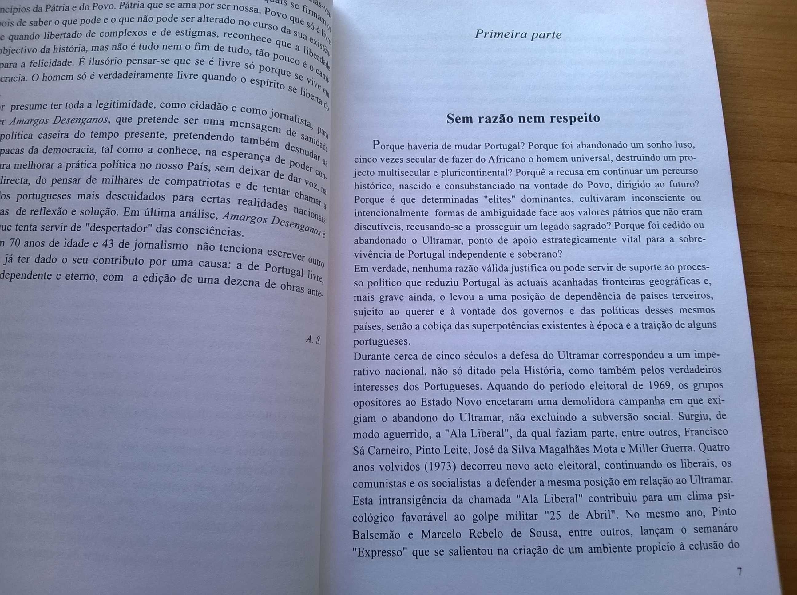 Amargos Desenganos (Dedic. autografada) - Adulcino Silva