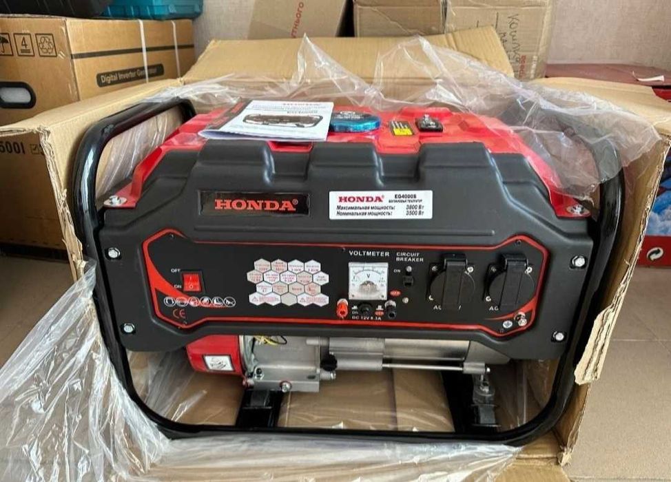 Генератор Хонда 4500 3,5кВт Электростанция Продам Бензиновый Новый