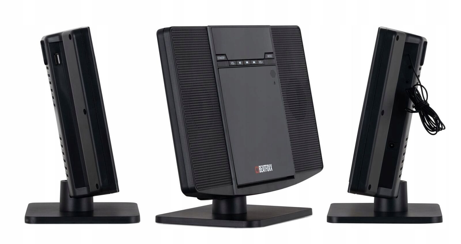 Wieża Stereo Beatfoxx Mcd-60|Bluetooth|Usb| Aux| Radio| Cd/Mp3